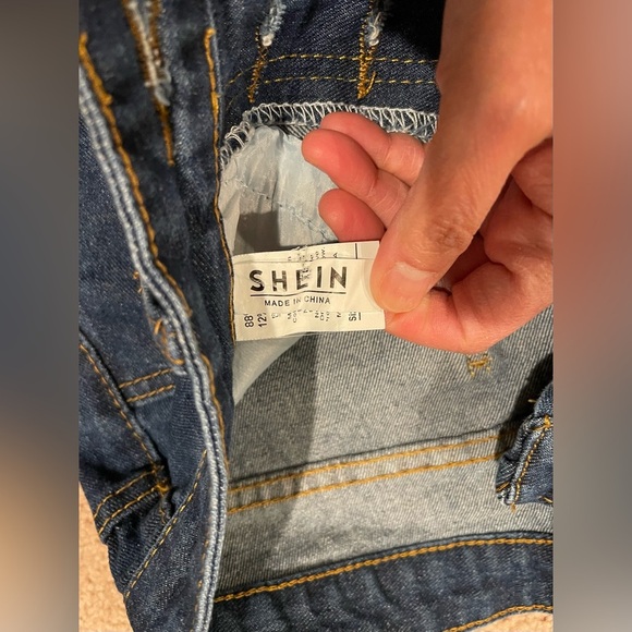 SHEIN Denim Button-up high-waist Wide Leg Jeans - Picture 6 of 8